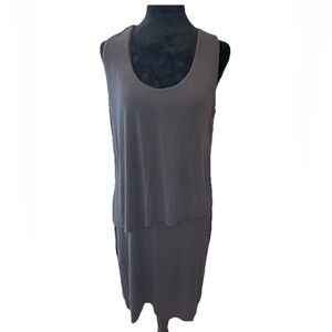 🆕Serena Williams soft jersey knit ladies pullover gray dress size large NWT‎